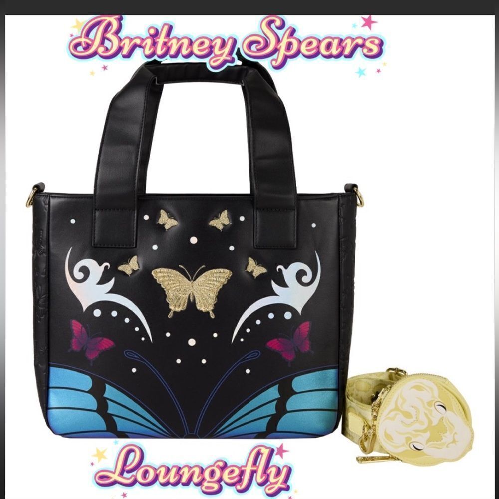 Loungefly Britney Spears Butterfly Tote
Crossbody Bag with Coin Bag